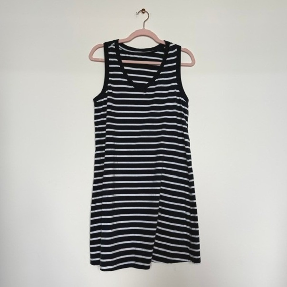 Pact Softspun Organic Cotton A-Line Tank Dress Small | Fair Trade Casual Dress - Picture 3 of 11
